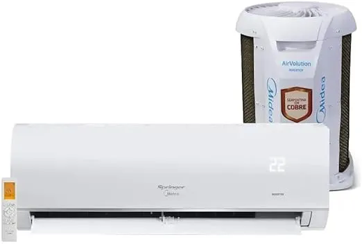 Ar Condicionado Split Hi Wall Inverter Springer Midea AirVolution Connect 12.000 BTU/h Frio 220 Volts