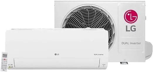Ar Condicionado Split Hi Wall R32 LG Dual Inverter Voice +AI 12.000 BTU/h Quente e Frio S3-W12JA31A – 220 Volts