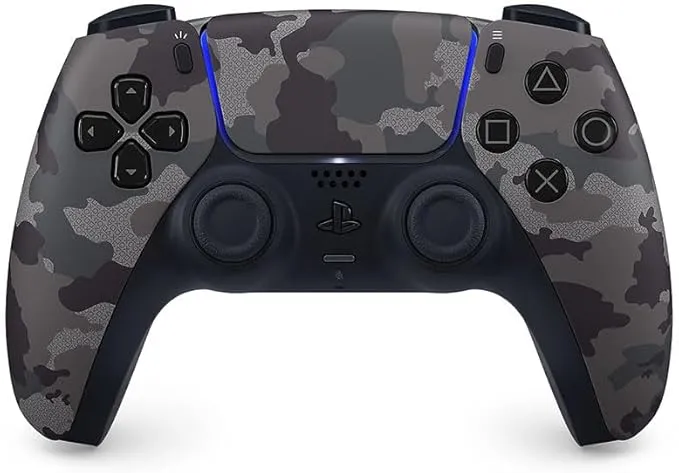 Controle sem fio DualSense PlayStation - Gray Camouflage