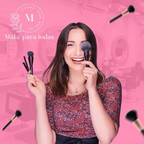 Curso de Maquiagem Profissional Make para Todas