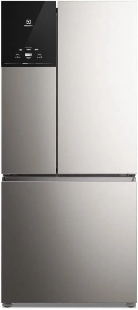 Geladeira Electrolux Frost Free Inverter 590L AutoSense 3 Portas Cor Inox Look