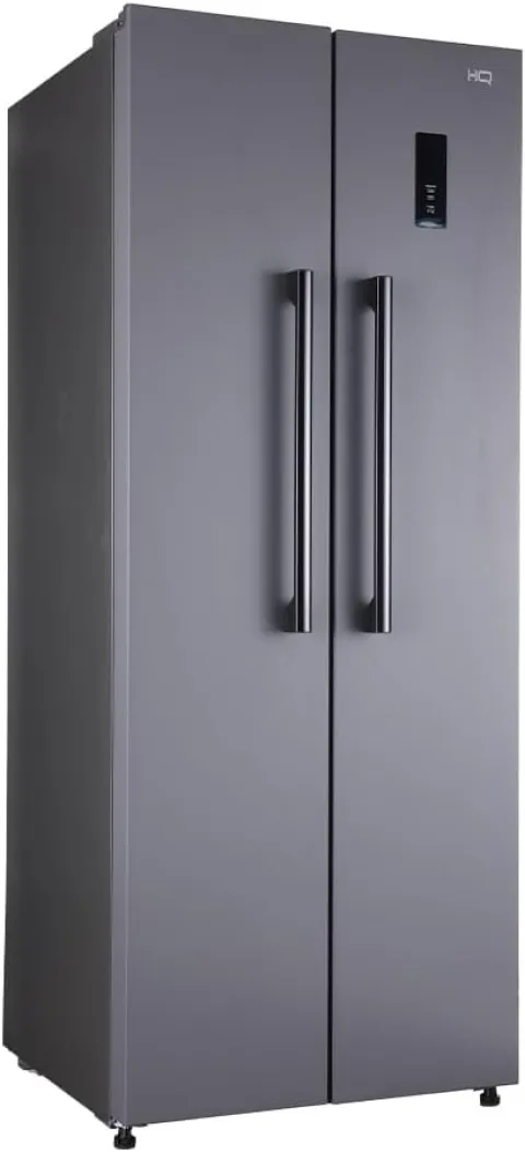 Geladeira Refrigerador HQ Frost Free Side By Side 460 Litros Cinza HQ