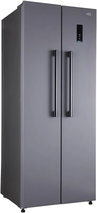 Geladeira Refrigerador HQ Frost Free Side By Side 460 Litros Cinza HQ